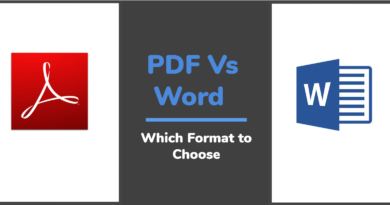 pdf or word