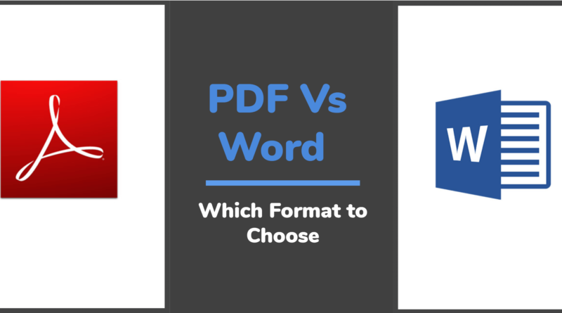 pdf or word