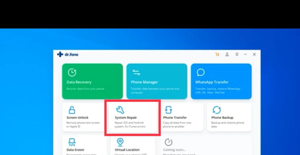 Dr.Fone – System Repair - Android repair apps