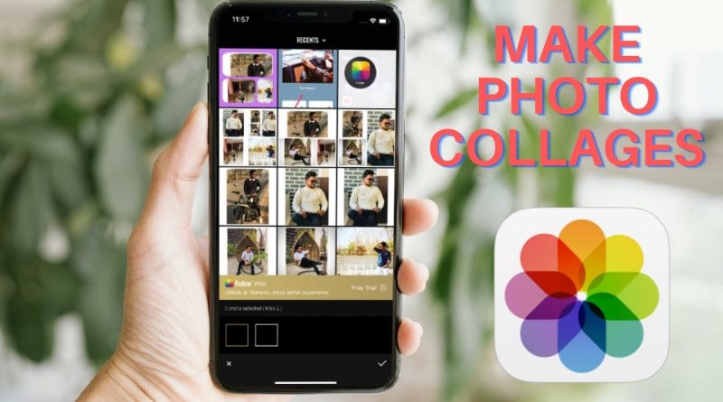 How to make a collage on iphone