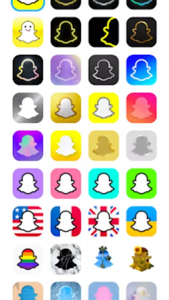 Snapchat plus icons