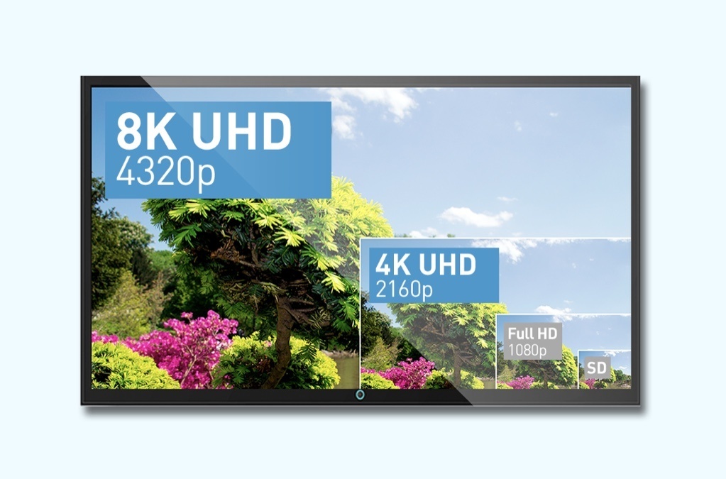 4K and 8K laptop