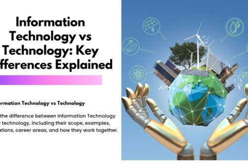 Information Technology vs Technology